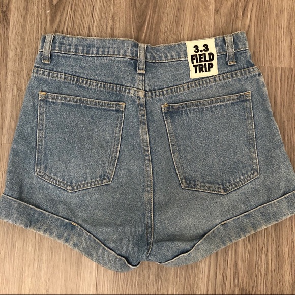 3.3 Field Trip (Korean) high waist denim shorts - Picture 2 of 5